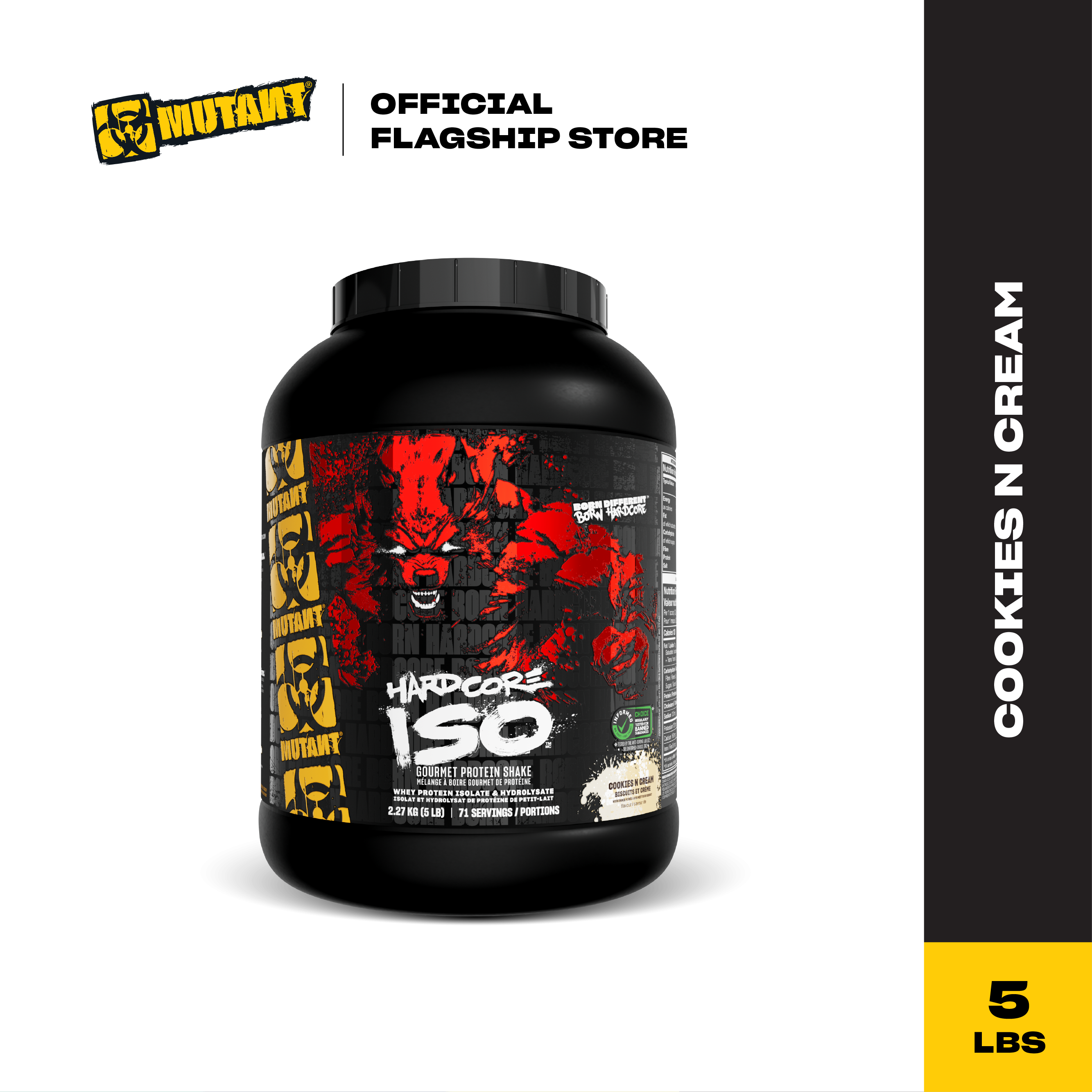 MUTANT® HARDCORE ISO 5lbs