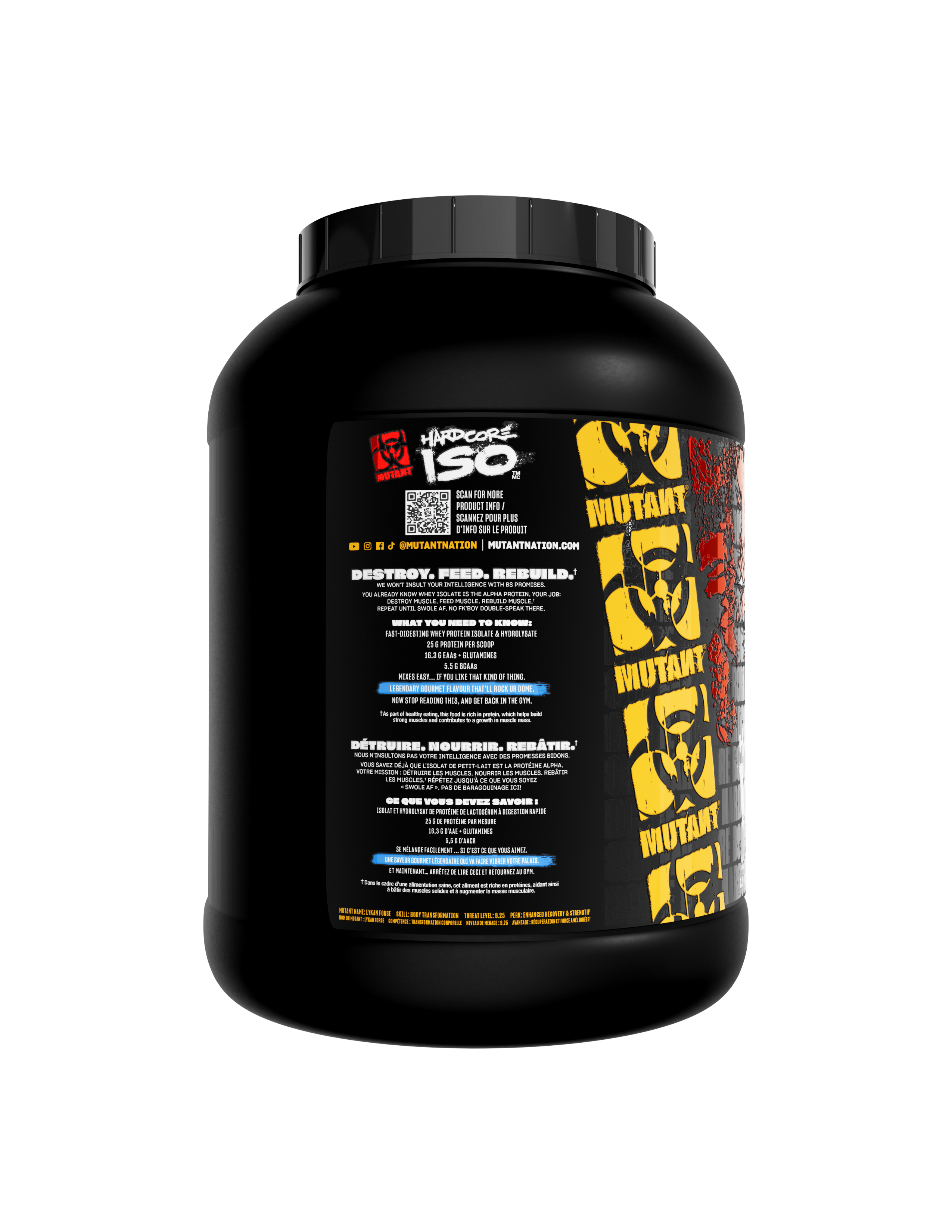 MUTANT® HARDCORE ISO 5lbs