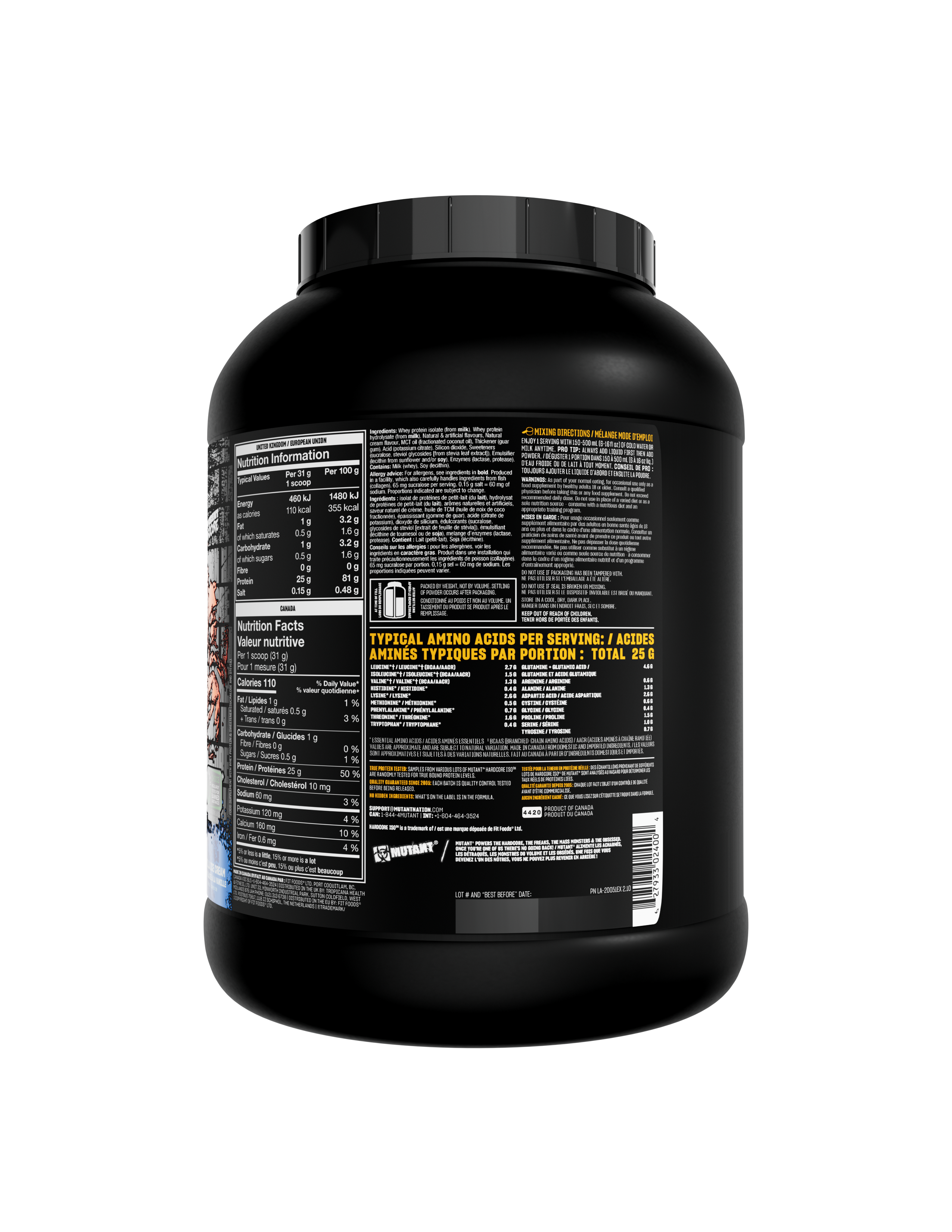 MUTANT® HARDCORE ISO 5lbs