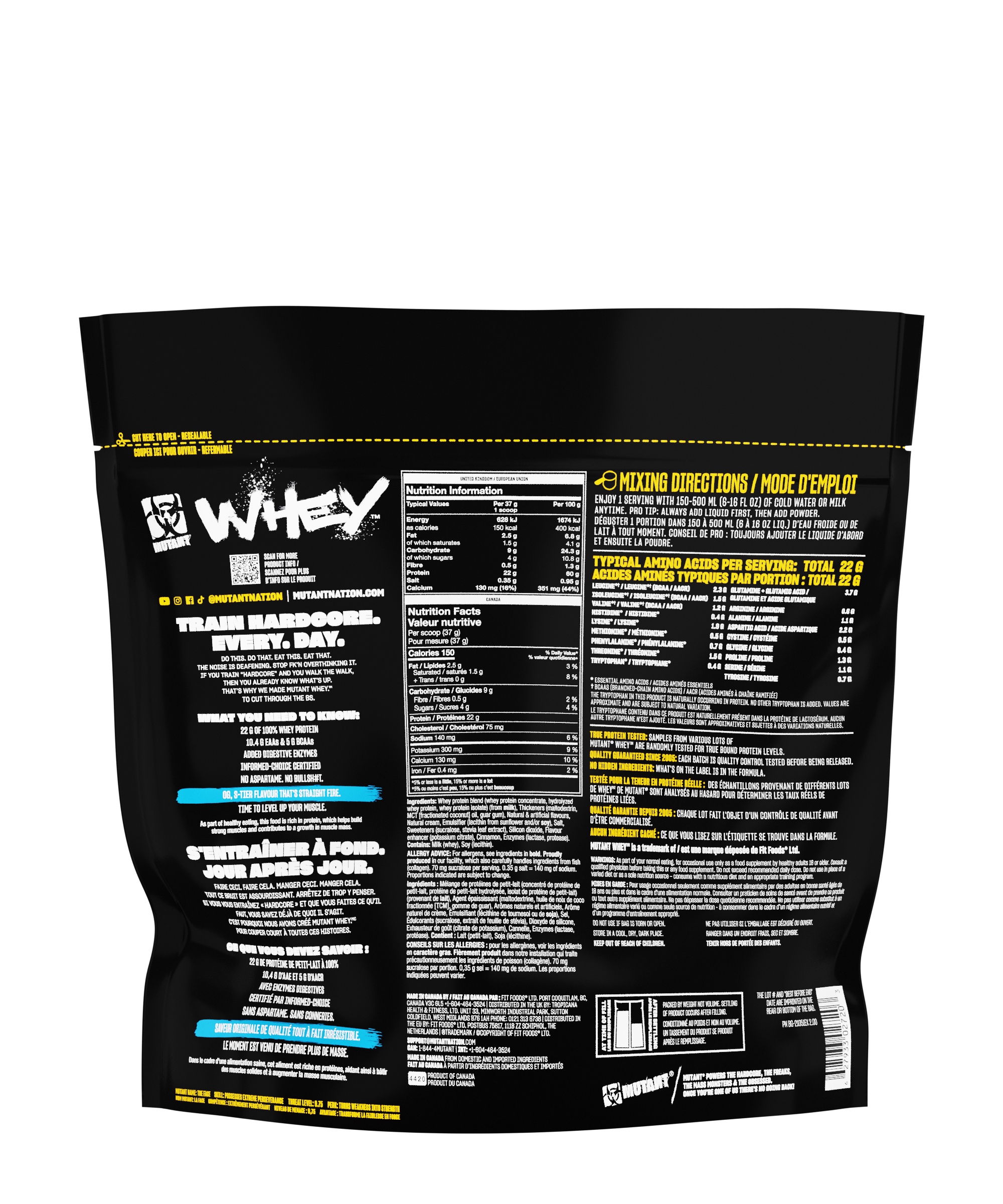 MUTANT® WHEY™ Protein 5lbs