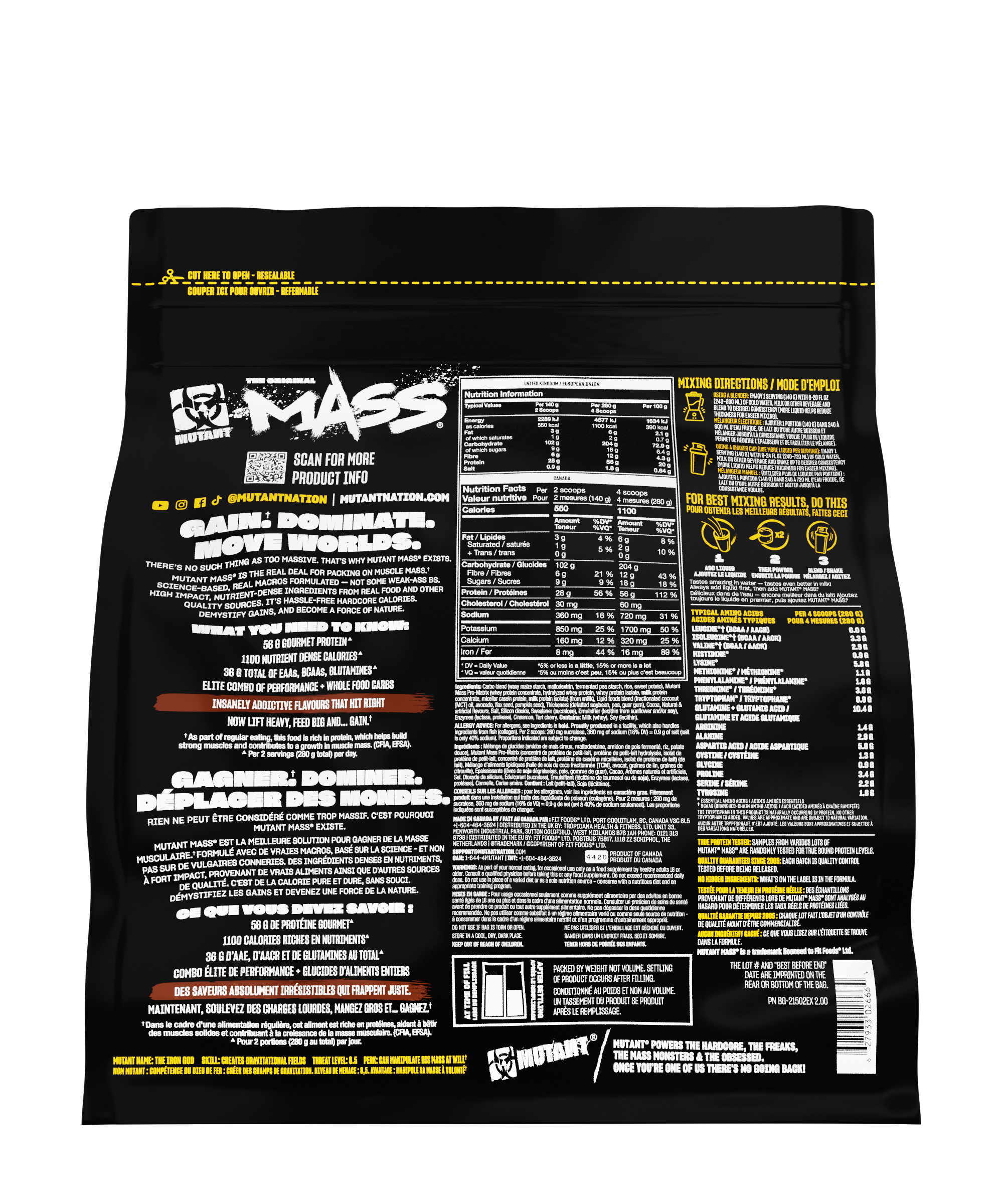 MUTANT® MASS™ 5lbs