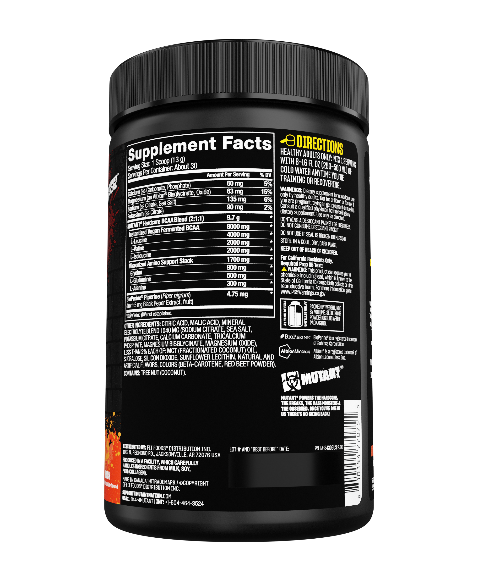 MUTANT® HARDCORE BCAA